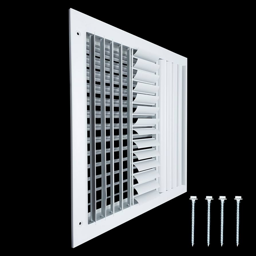 Fits 14x14 Duct Opening Aluminum 4-Way Adjustable Air Supply